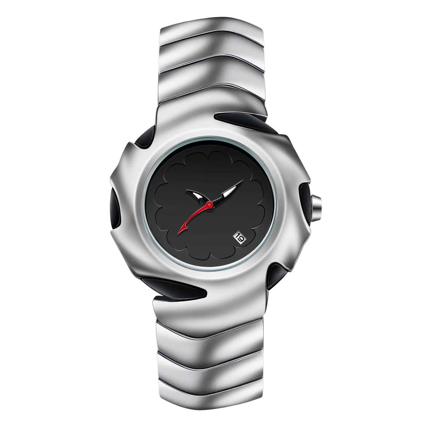 Edelstahl Sägenoptik Armbanduhr "Orologio Orologio Impermeabile no.420" - PITANI