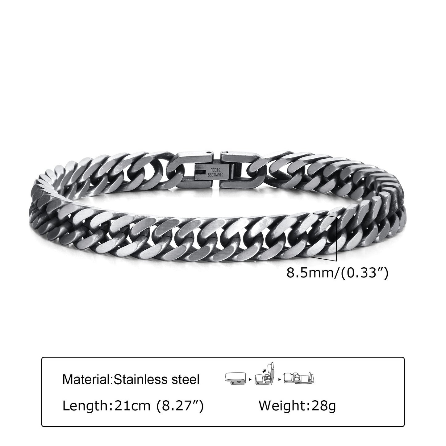 Edelstahl Armband "Retrò no.250" - PITANI