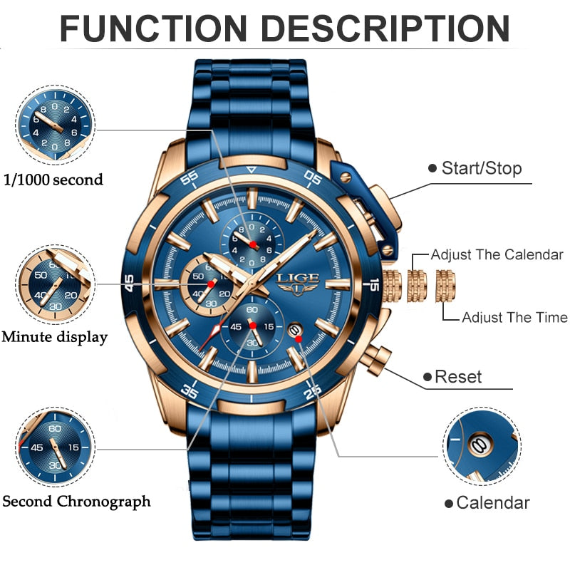 Edelstahl Armbanduhr "Sport Casuale no.388" - PITANI