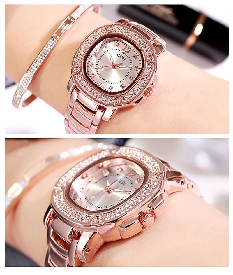 Edelstahl Armbanduhr "Signora Di Stile no.381" - PITANI
