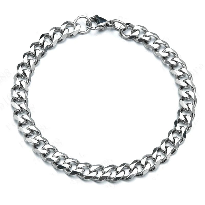 Edelstahl Armband "Bracciale a Catena Cubana no.524" - PITANI