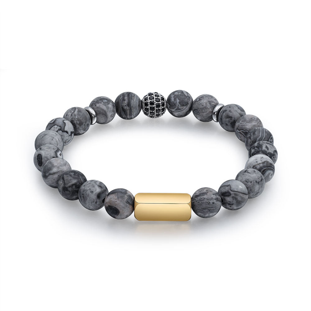 Personalisiertes Edelstahl Armband "Il Vulcano e troppo bello no.192'' - PITANI