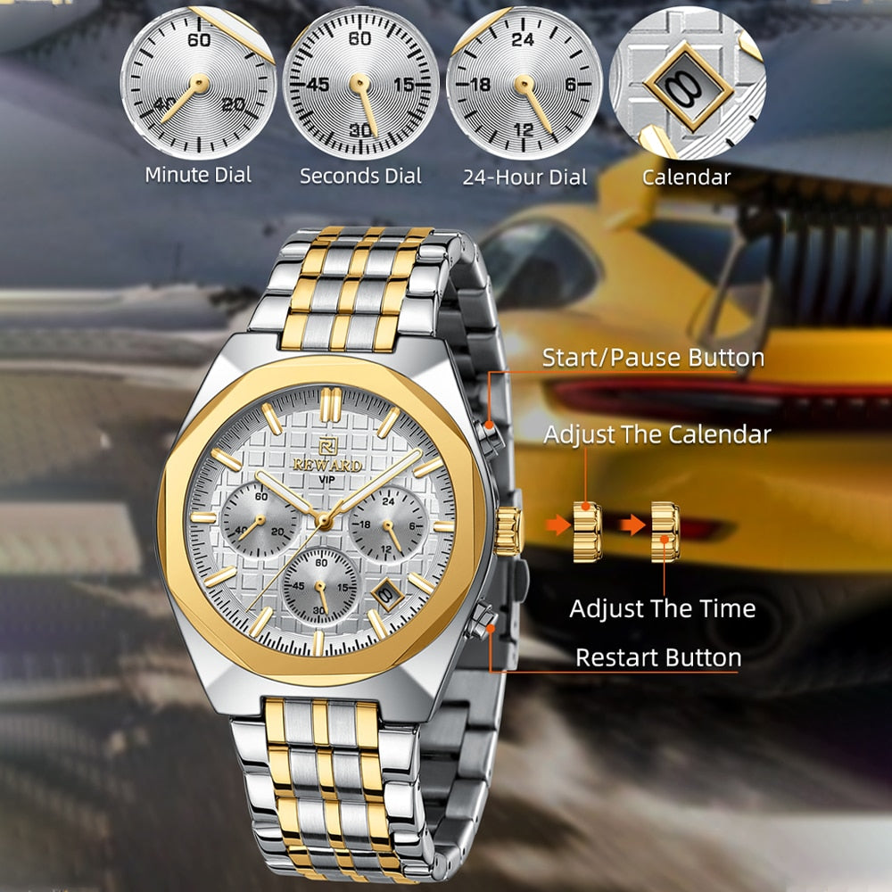Edelstahl Armbanduhr "Luminoso Belleze no.314" - PITANI