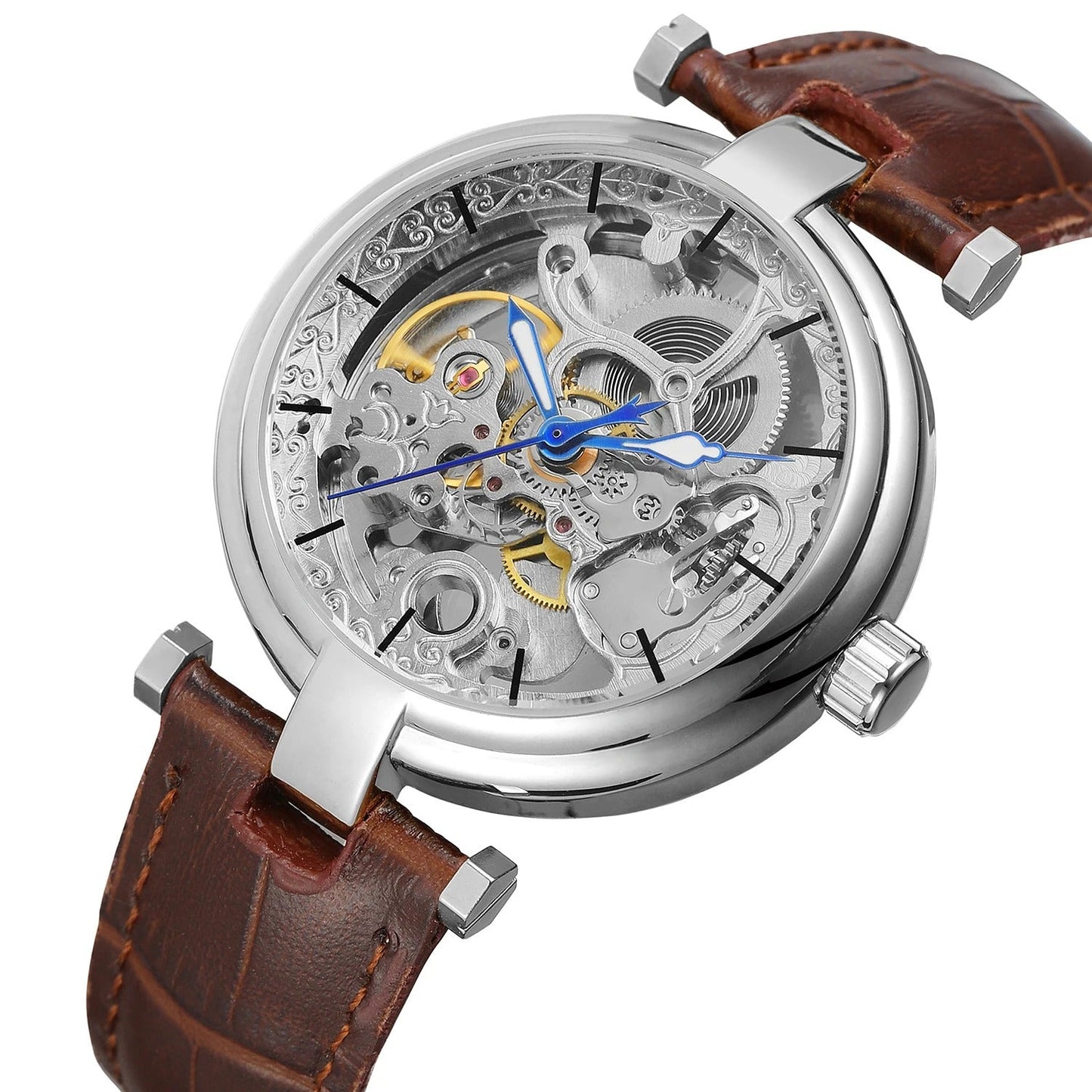 Leder Automatik Armbanduhr "Guarda Il Design Unico no.460" - PITANI