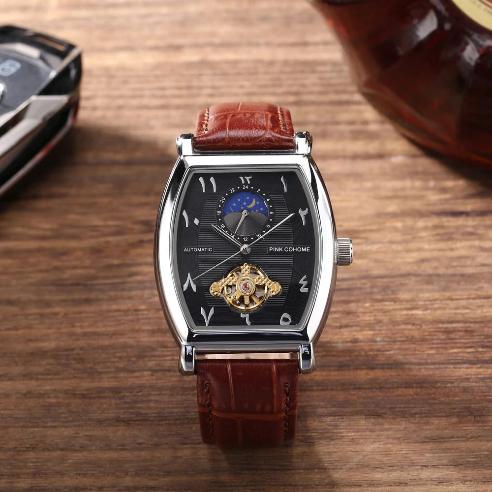 Automatik Leder Armbanduhr "Movimento Meccanico no.141" - PITANI