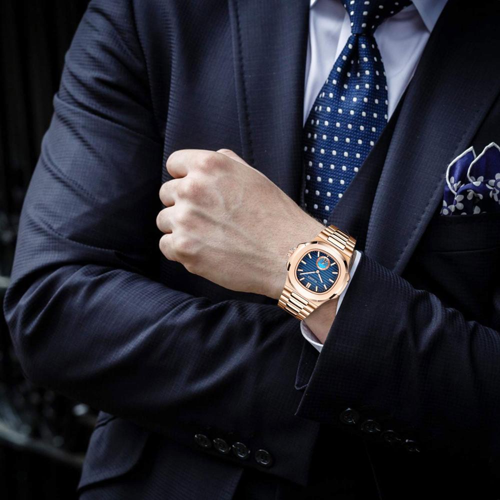 Edelstahl Armbanduhr "Orologio di Luna no.315" - PITANI