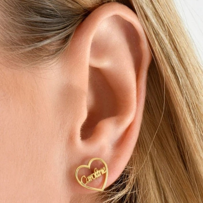 Personalisierte Edelstahl Ohrringe "Ferstinari amore no.125" - PITANI