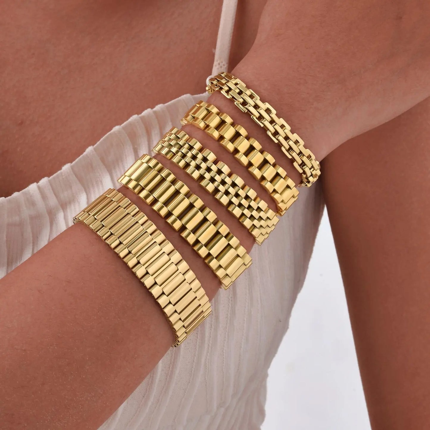 Klasisches Edelstahl Armband "Cinturino classico no.5221" - PITANI