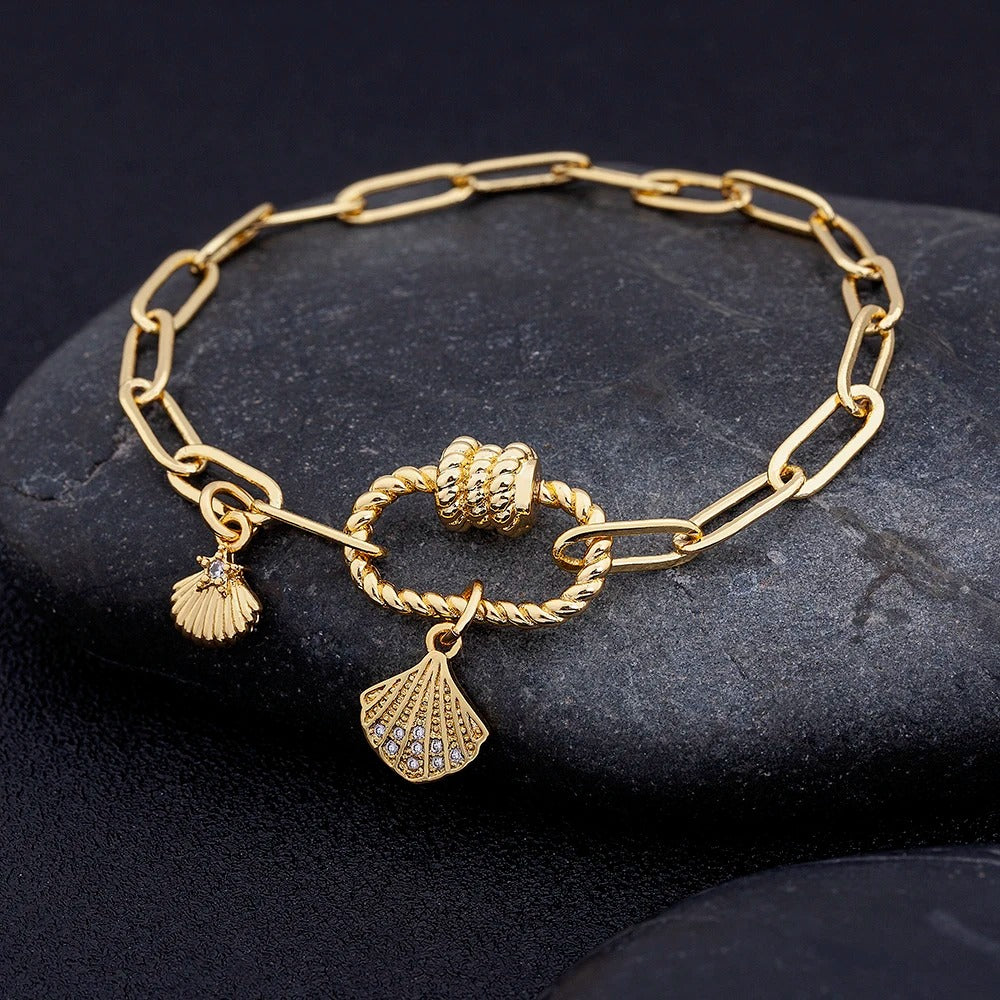 Edelstahl Mond Sterne Armband "Zircone Stella Luna no.545" - PITANI
