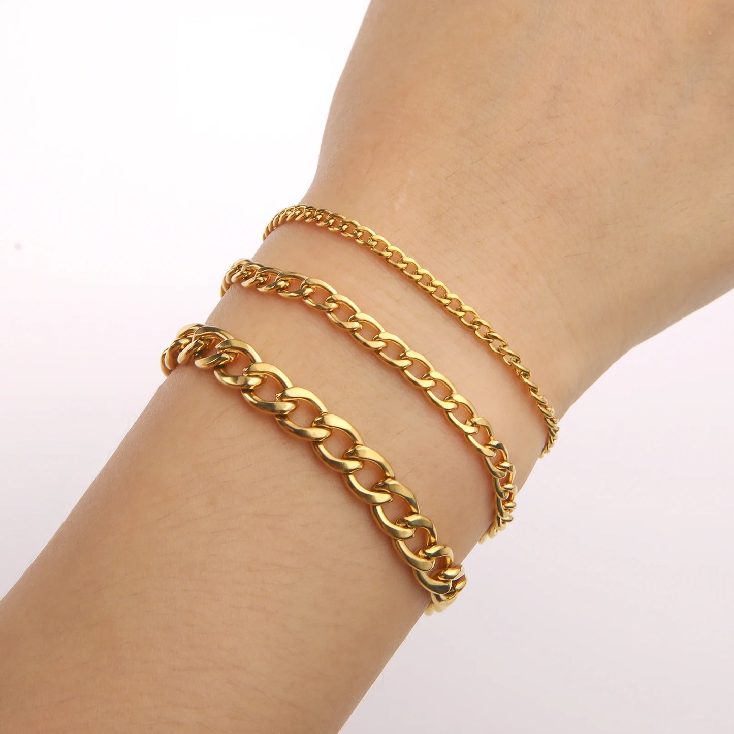 Edelstahl Armband in Silber oder Gold "Bracciale minimalista no.5203" - PITANI