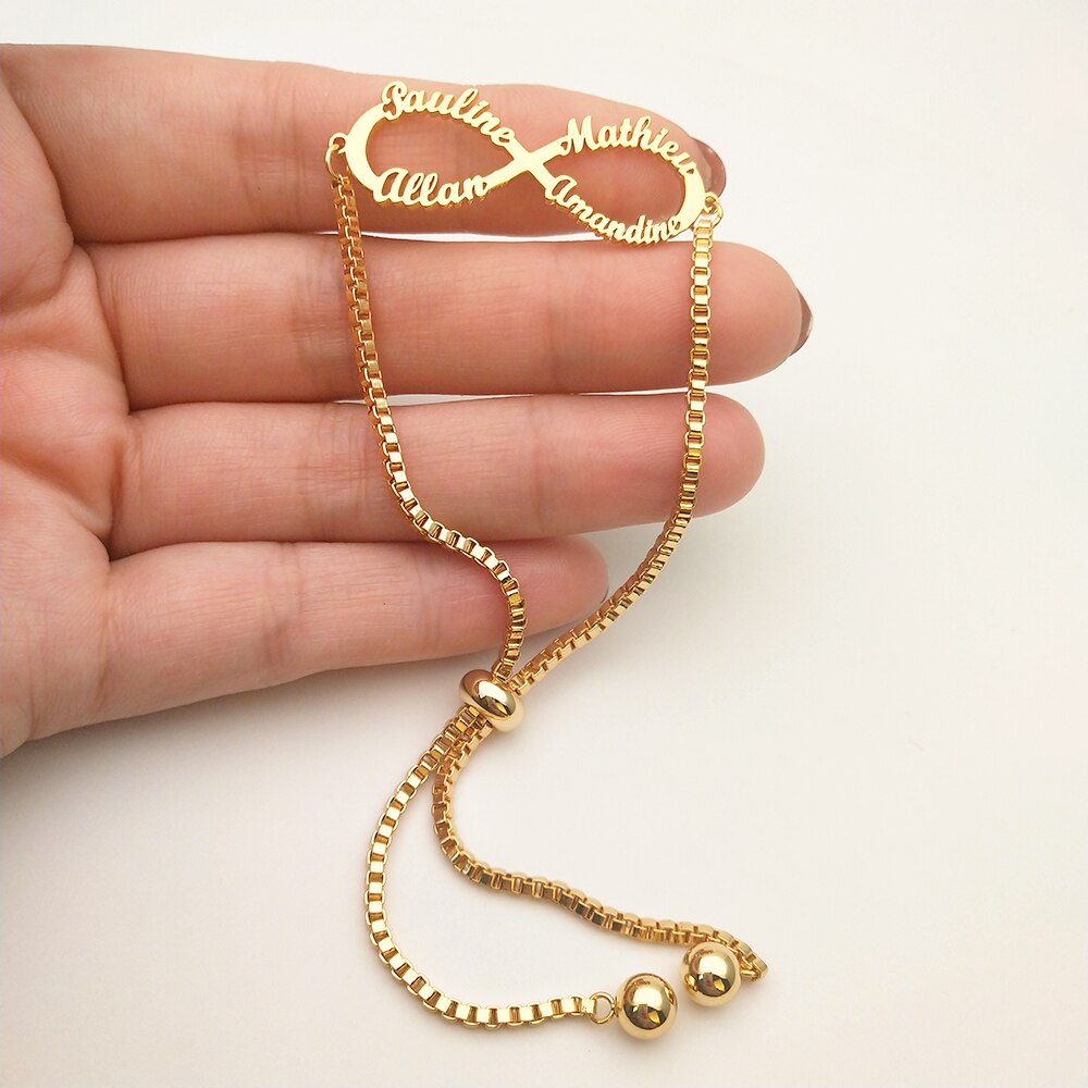 Personalisiertes Edelstahl Armband "Infinito di vita no.194" - PITANI