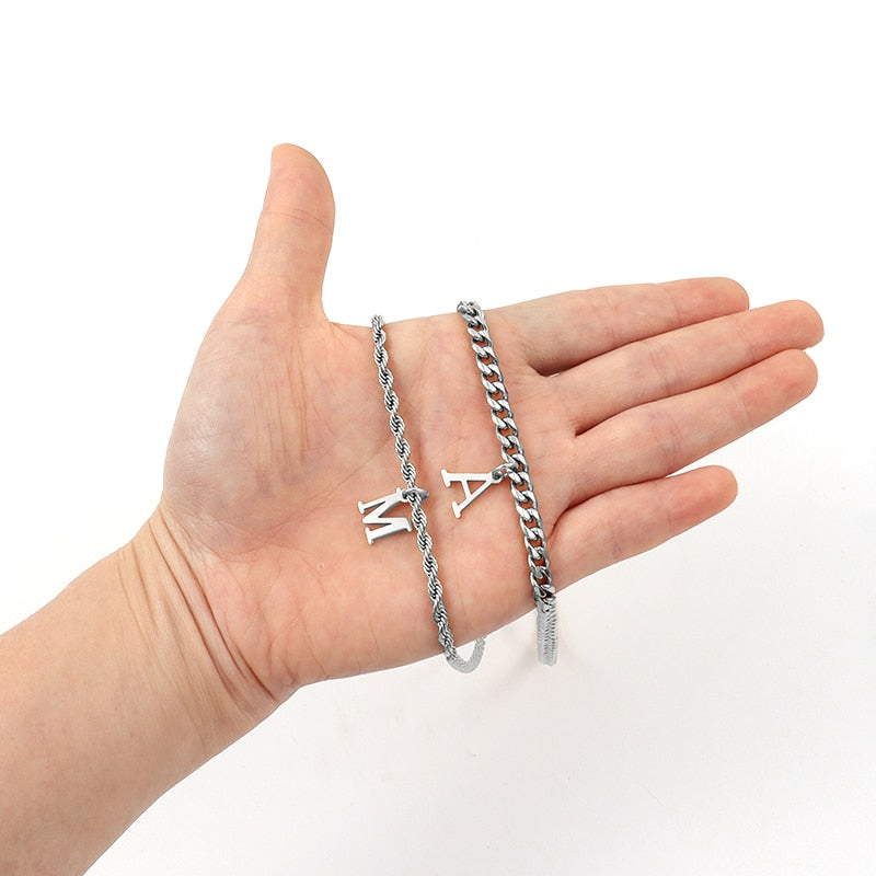 Edelstahl Halskette "Lettera Classica no.545" 55 cm Länge - PITANI