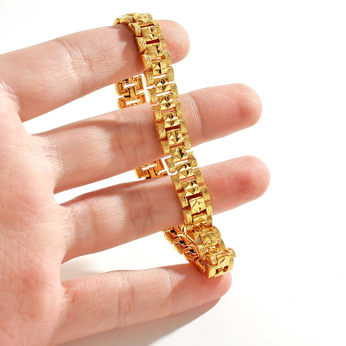 Edelstahl Armband "Bracciale Placcato Oro no.541" - PITANI