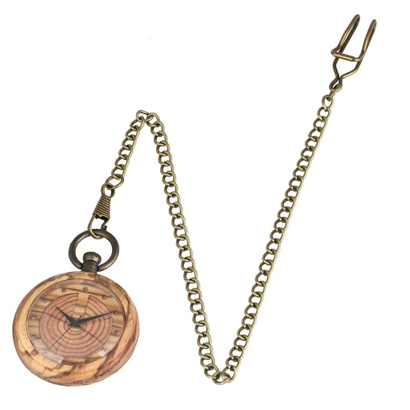 Holz Taschenuhr „Legno Naturale no.806" - PITANI
