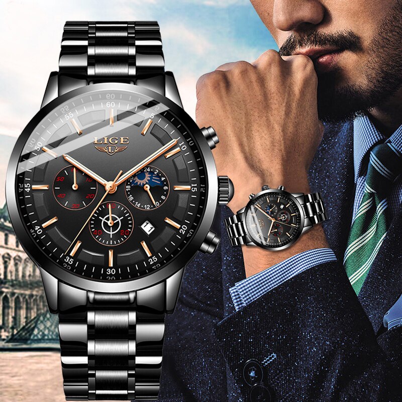 Edelstahl Armbanduhr "Masculino" - PITANI