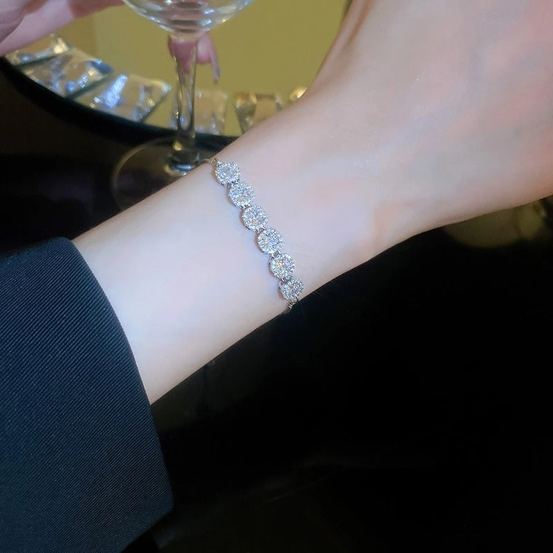 Edelstahl Glitzer Armband "Placcato di alta qualità no.516" - PITANI