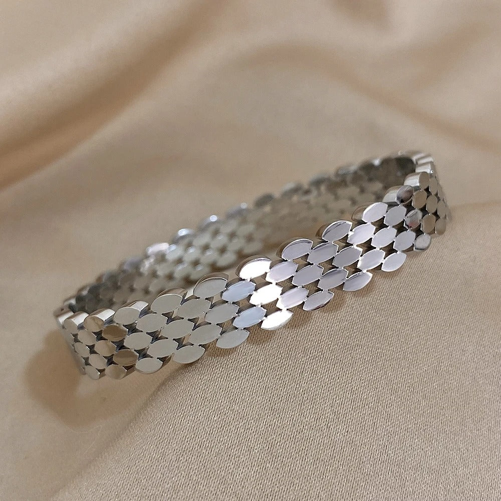 Edelstahl Armband "Bracciale Forma Ovale no.542" - PITANI