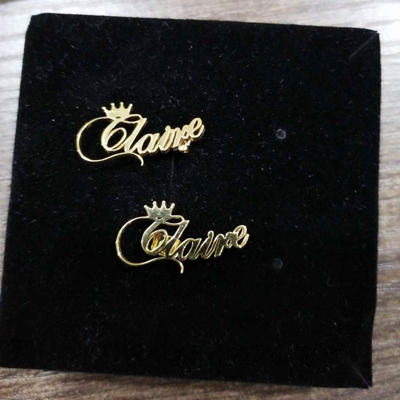 Personalisierte Edelstahl Ohrringe "Capello di Re Leo no.137" - PITANI