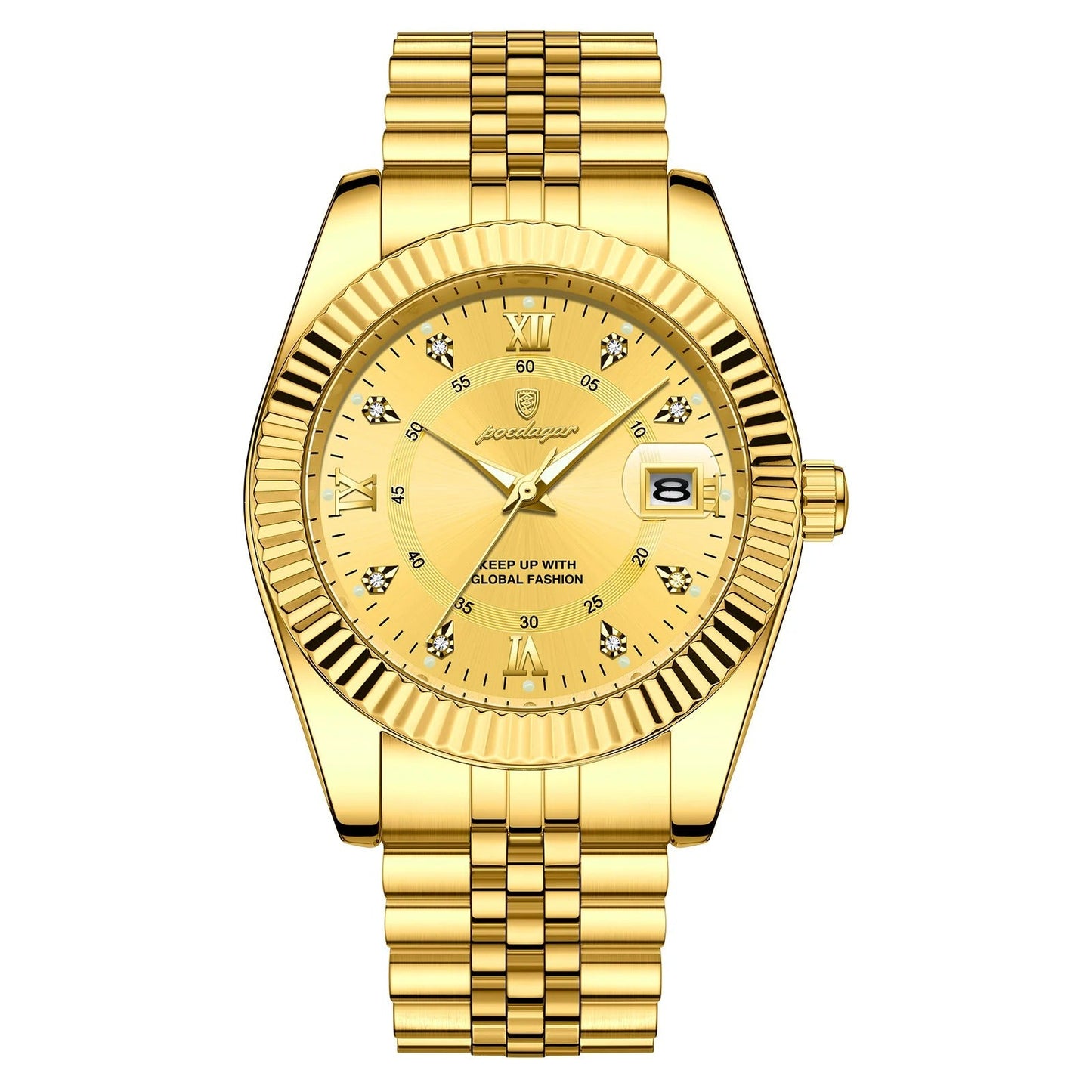 Edelstahl Armbanduhr "Orologio Da Uomo Con Data Luminosa no.424" - PITANI