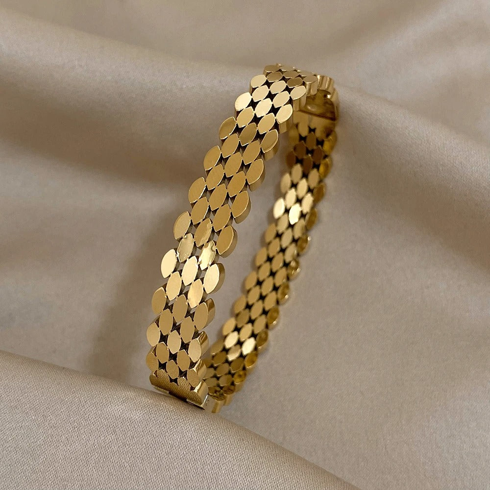 Edelstahl Armband "Bracciale Forma Ovale no.542" - PITANI