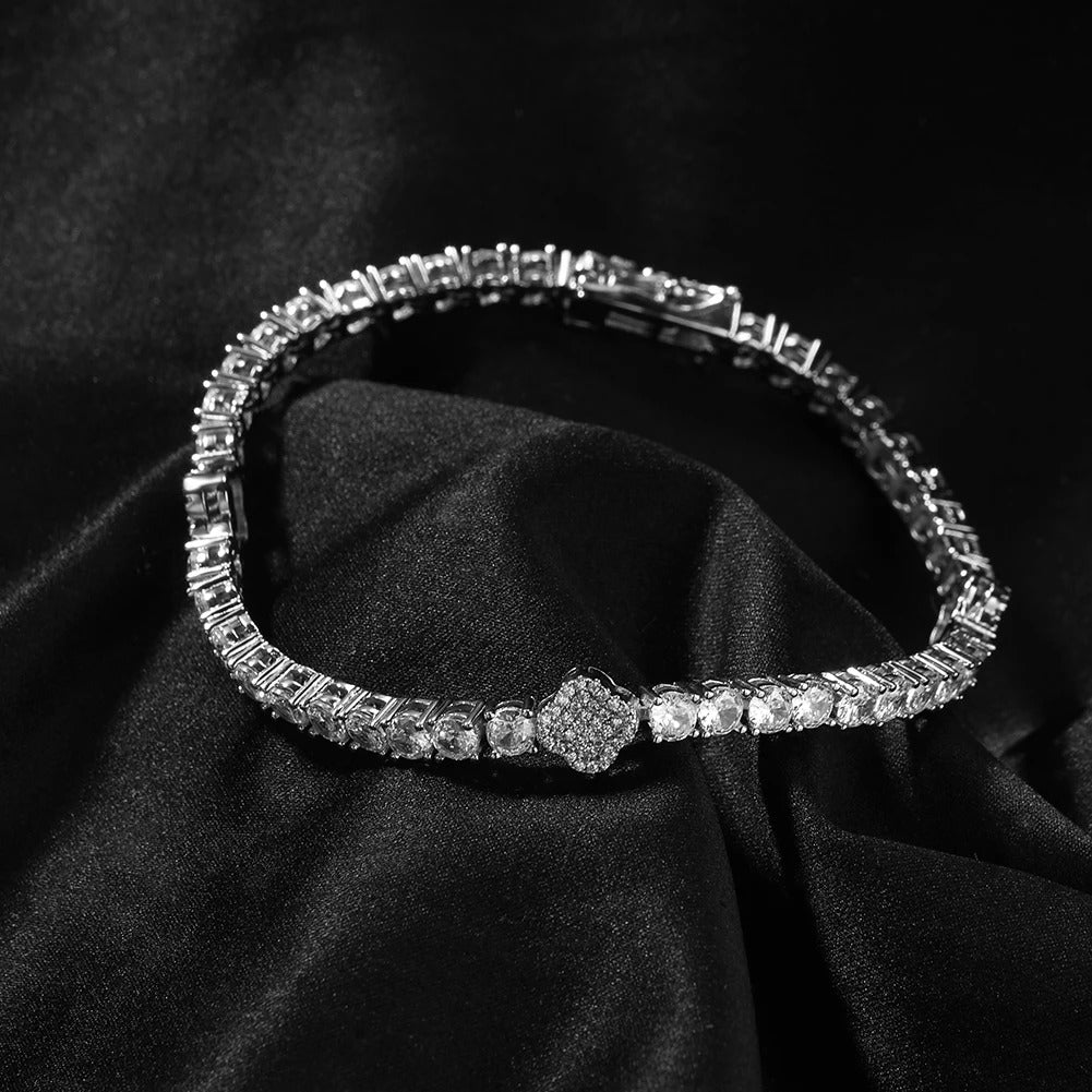 Edelstahl Armband "Fuori Zirconia Cubica no.504" - PITANI