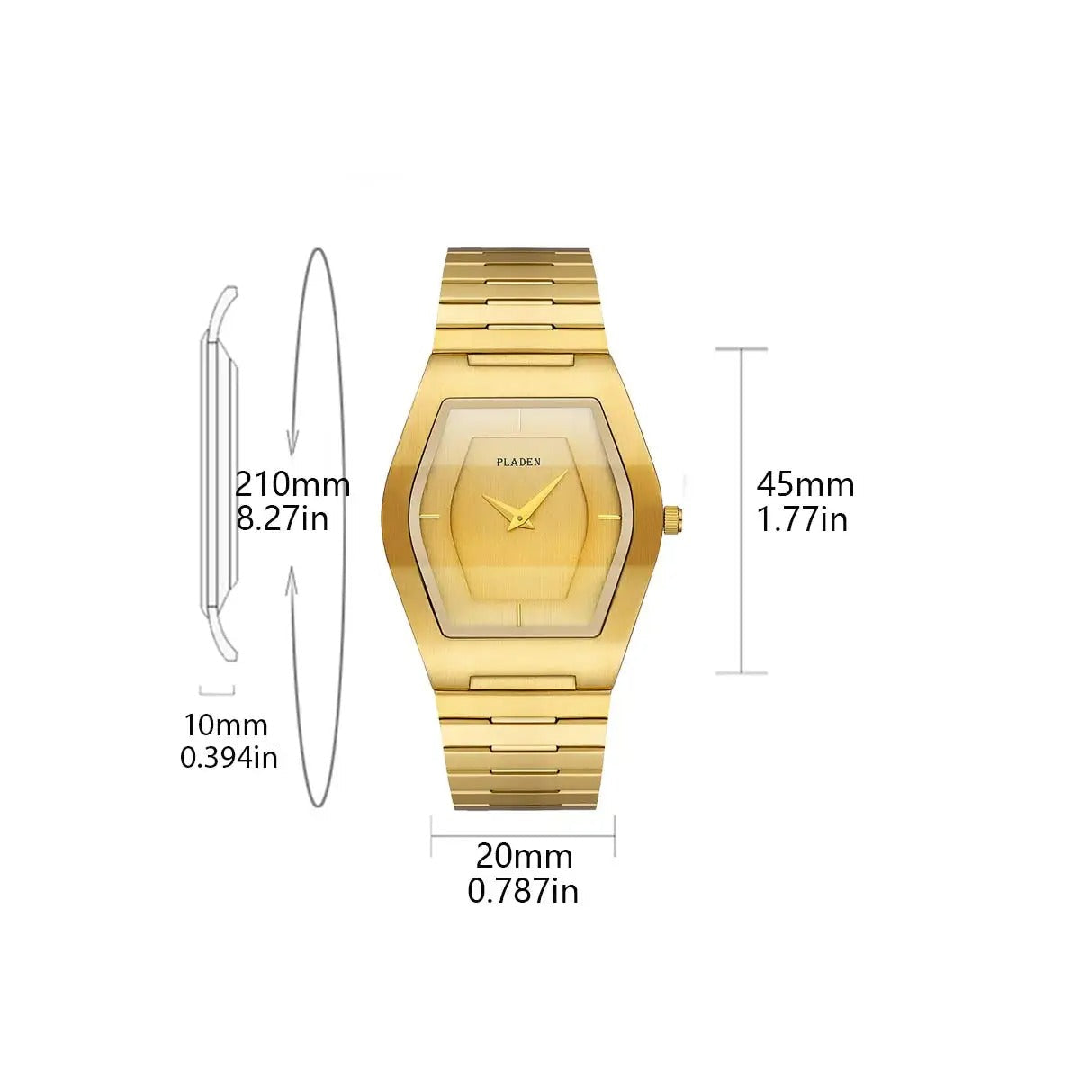 Edelstahl Armbanduhr "Affari di lusso no.4111" - PITANI