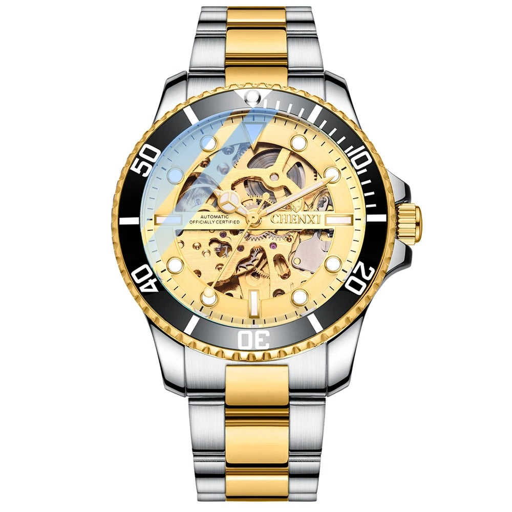 Edelstahl Automatik Armbanduhr "Acciaio Inossidabile no.112" - PITANI