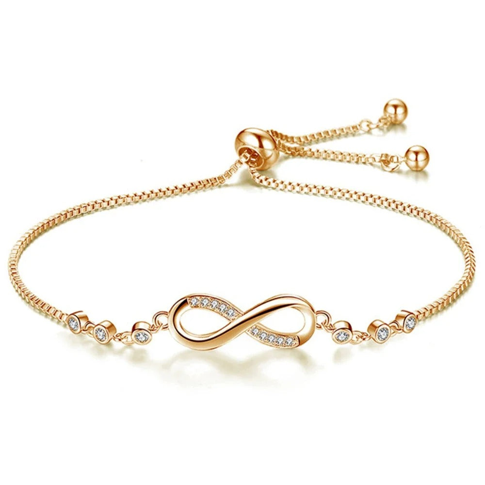 Edelstahl Unendlichkeit Armband "Cristallo infinito no.305" - PITANI