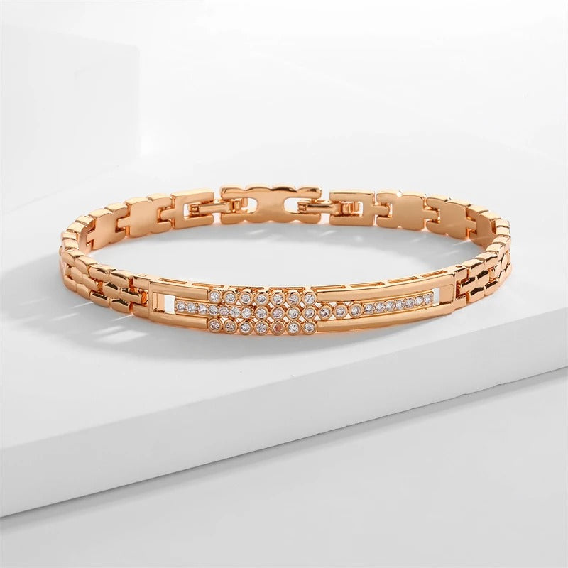 Edelstahl Glitzer Armband "Acciaio Al Titanio Placcato no.539" - PITANI