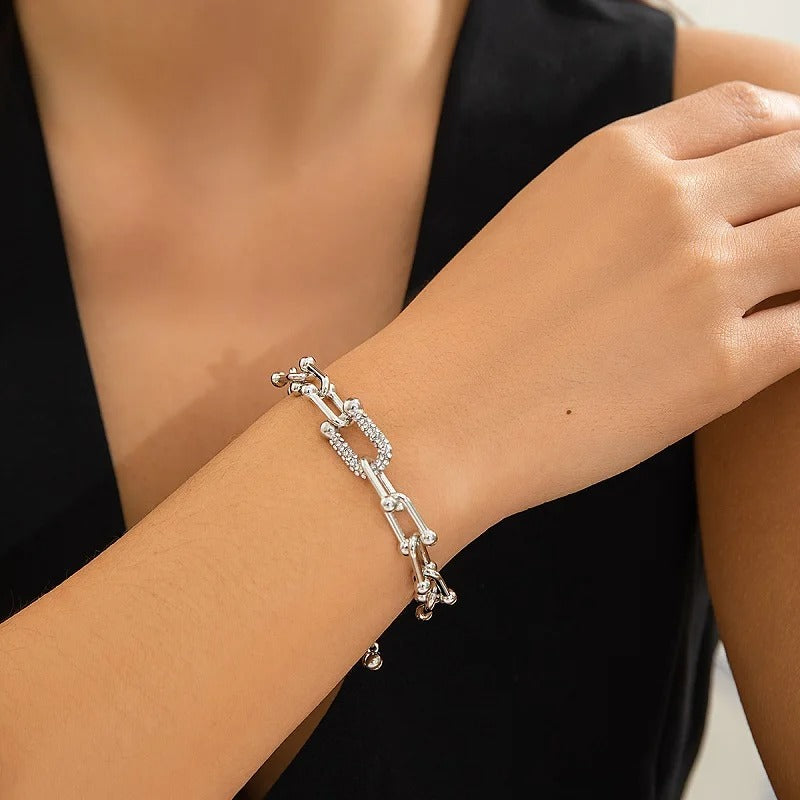 Edelstahl Armband "A forma di U no.286" - PITANI