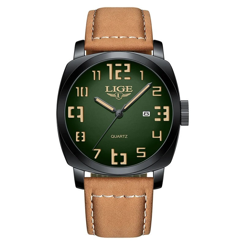 Leder Armbanduhr "Orologi Cinturino In Pelle Calendario no.429" - PITANI