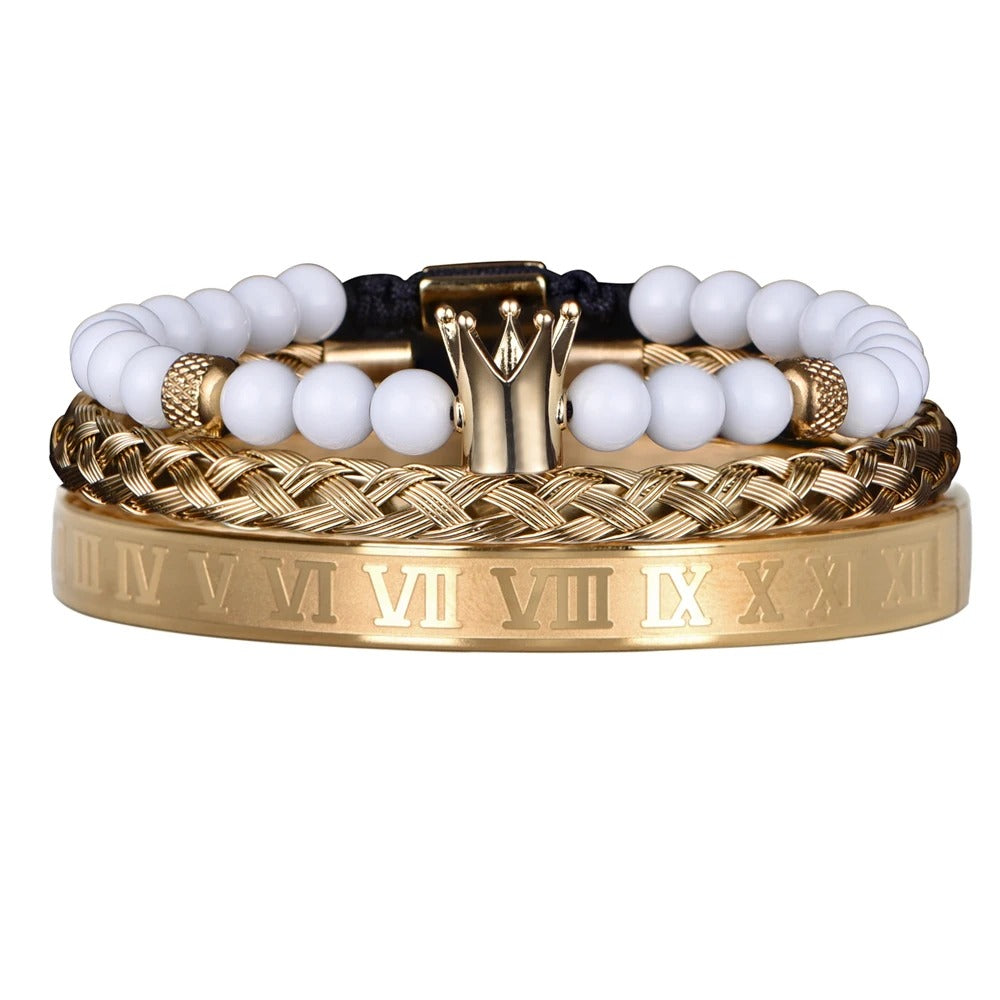 Edelstahl Armband Set "Bracciale Teschio no.532" - PITANI