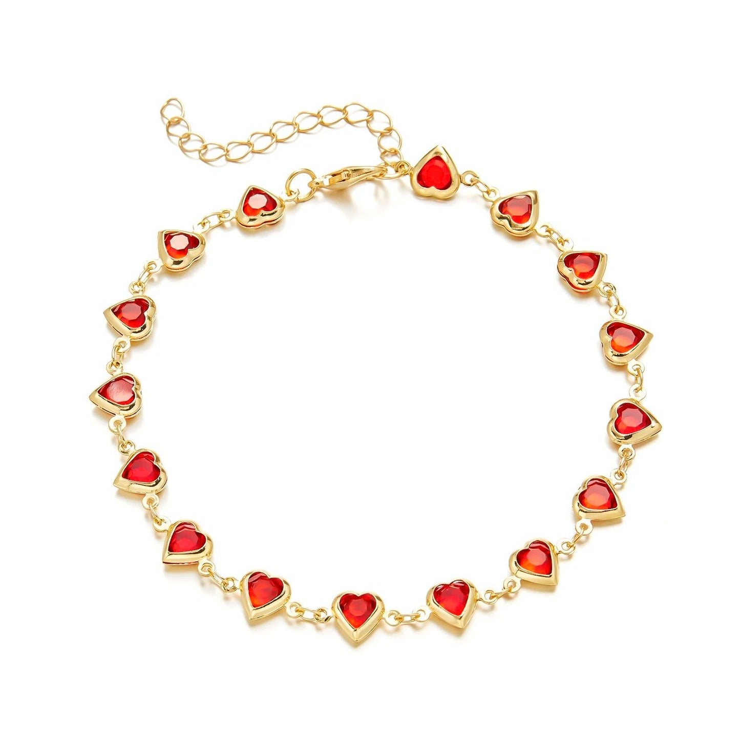 Herz Fußkette "Cristallo Del Cuore Dell'amore no.330" - PITANI