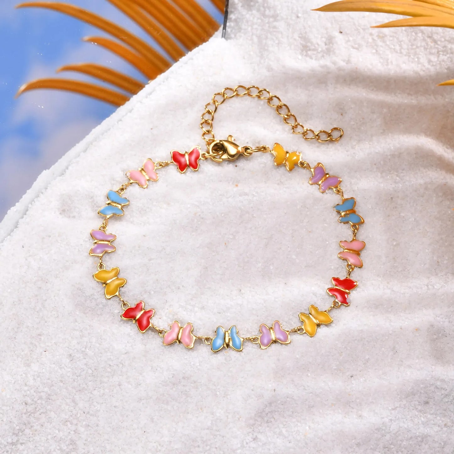 Buntes Edelstahl Armband mit verschiedenen Motiven "Fiore Del Cuore no.5210" - PITANI