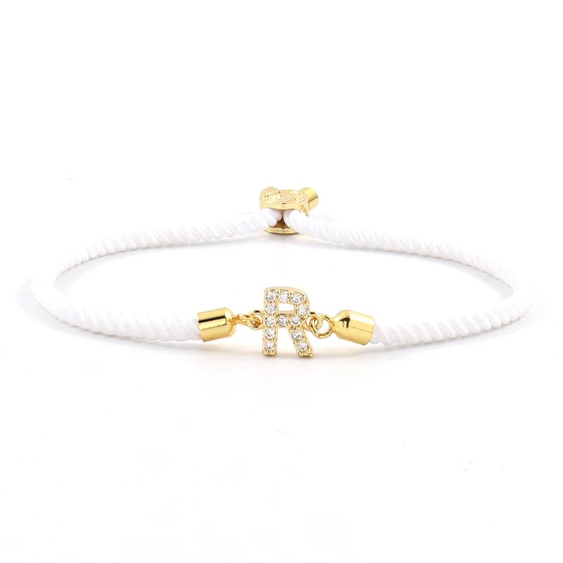Stoff Buchstaben Armband "Lettera iniziale no.304" - PITANI