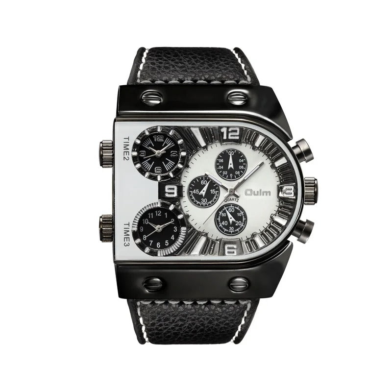 Edelstahl Armbanduhr "Guarda Maschio 3 Volte no.453" - PITANI
