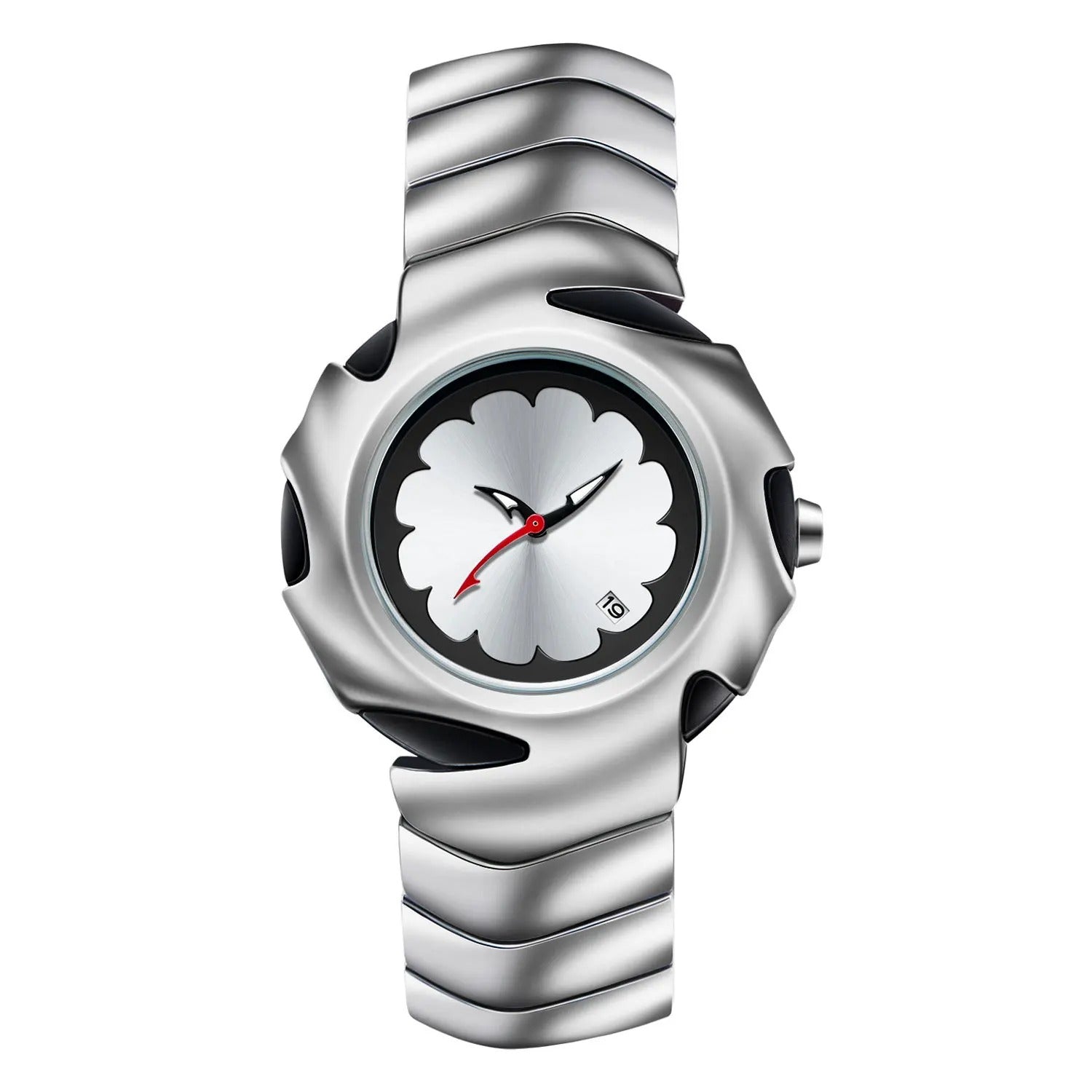 Edelstahl Sägenoptik Armbanduhr "Orologio Orologio Impermeabile no.420" - PITANI