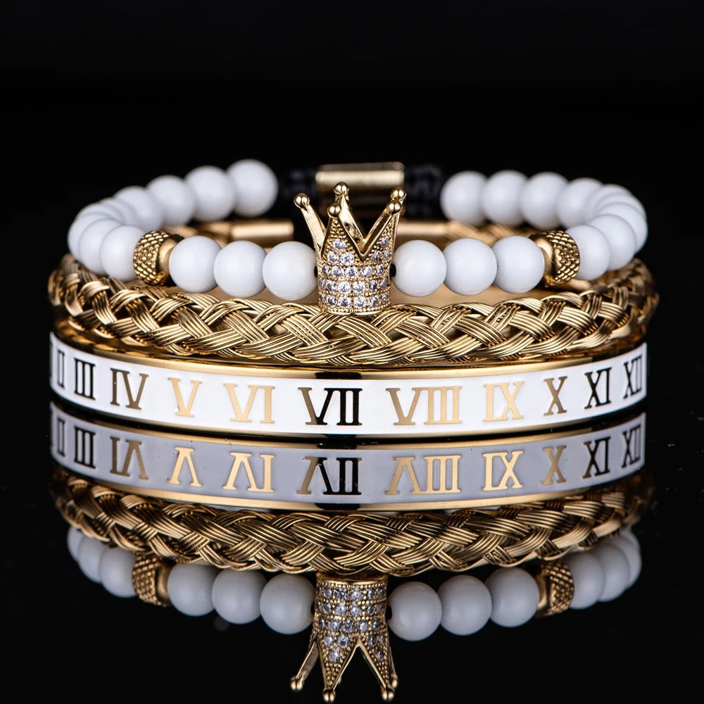 Edelstahl Armband Set "Bracciale Teschio no.532" - PITANI