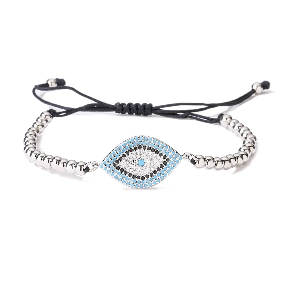 Edelstahl/Stoff Armband "Turco Alla Moda no.556" - PITANI