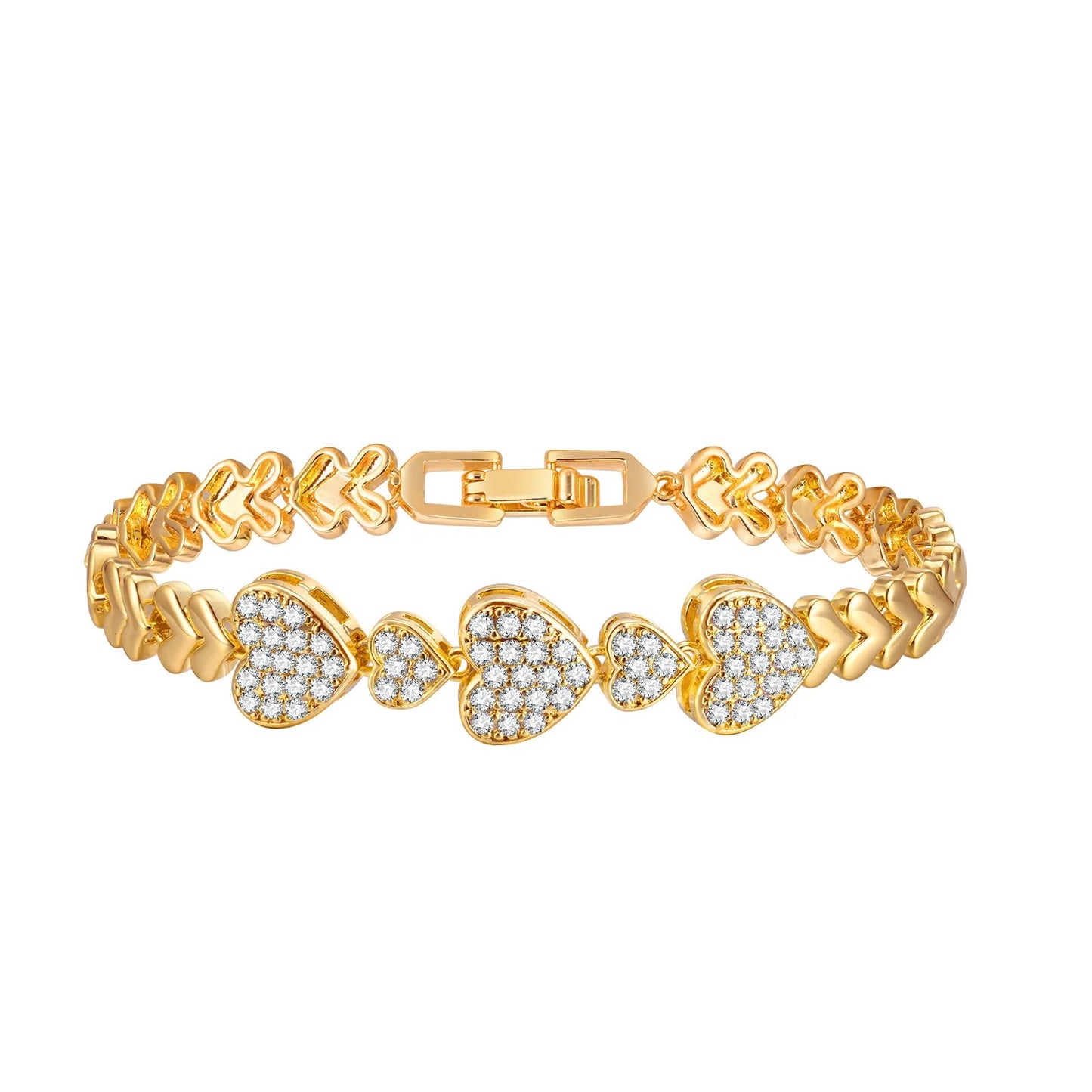 Edelstahl Armband mit verschiedenen Formen "Ciondolo a Forma Di Cuore Glamour no.5213" - PITANI