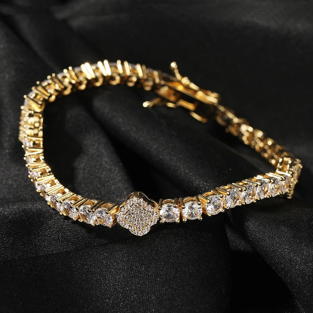 Edelstahl Armband "Fuori Zirconia Cubica no.504" - PITANI