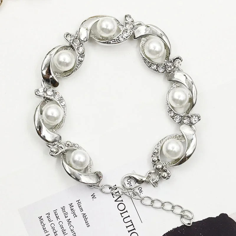 Edelstahl Perlen Armband "Perla Imitazione no.5224" - PITANI
