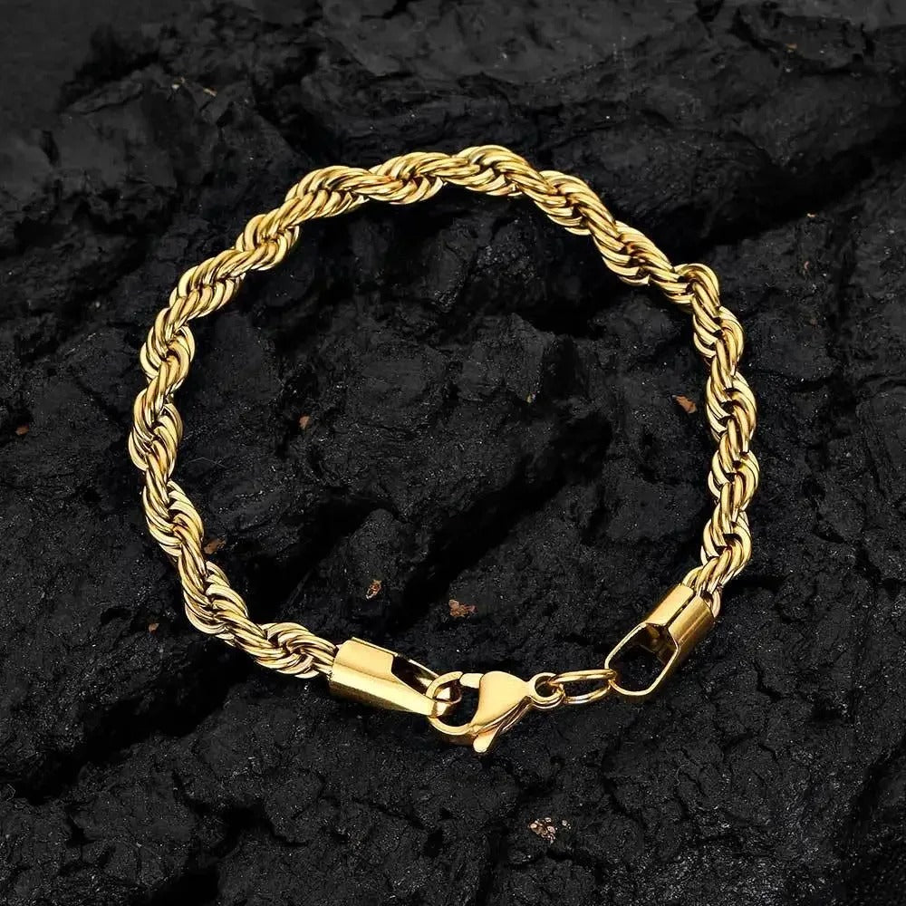 Edelstahl Armband "Corda attorcigliata no.299" - PITANI