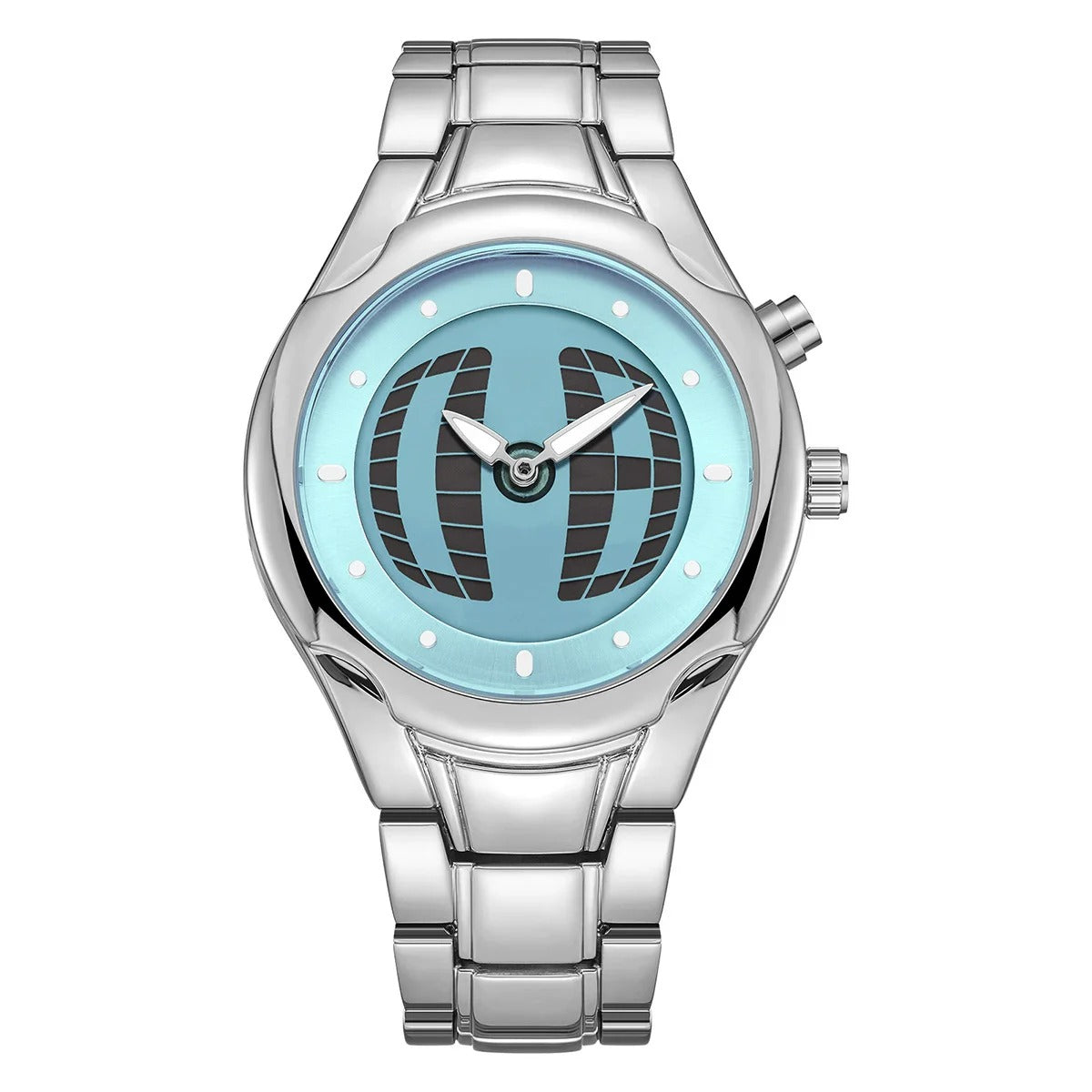 Edelstahl Armbanduhr mit klassischer und digitaler Zeitanzeige "Orologio Da Uomo Retrò Creativo no.3190" - PITANI