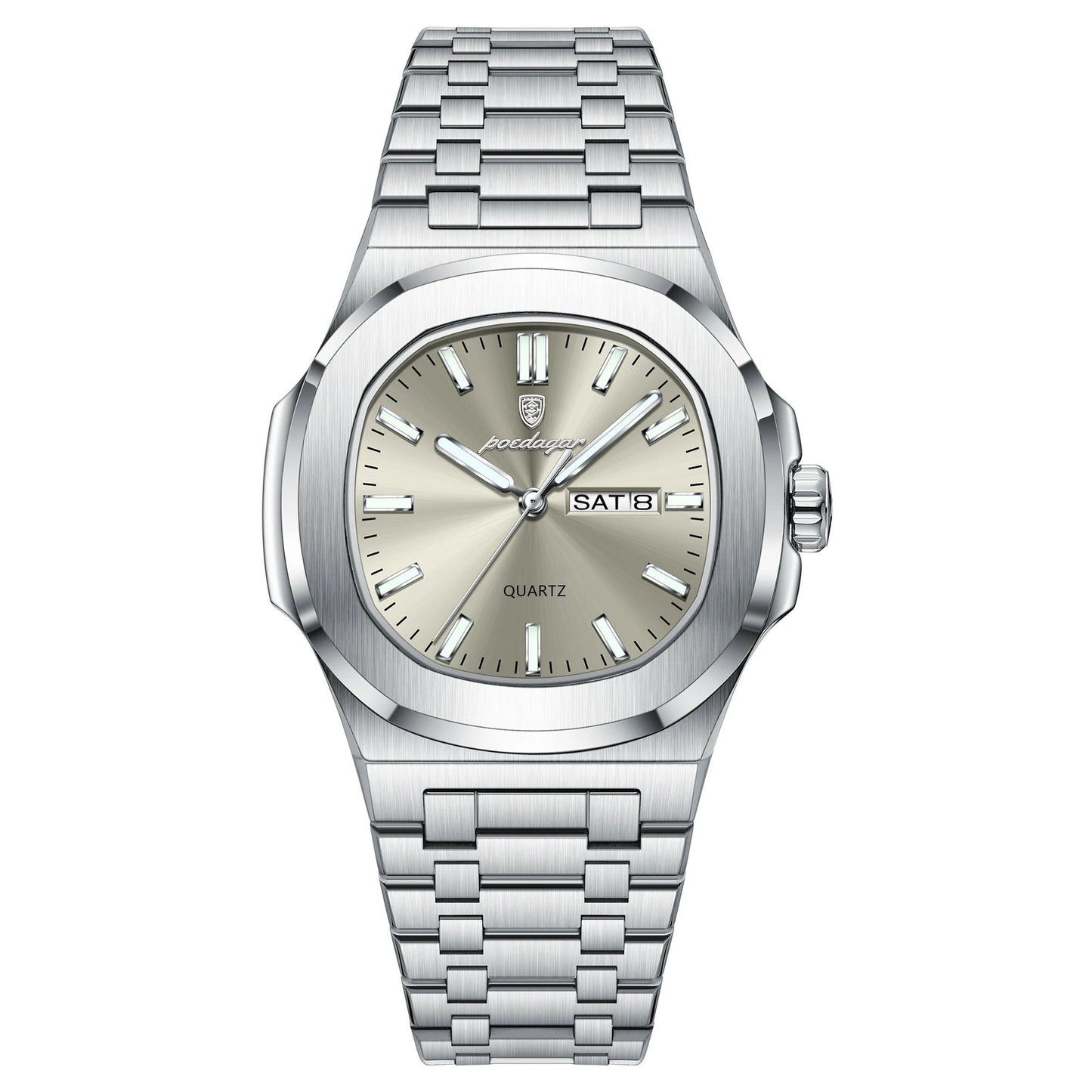 Edelstahl Armbanduhr "Orologio Quadrato Impermeabile no.423" - PITANI