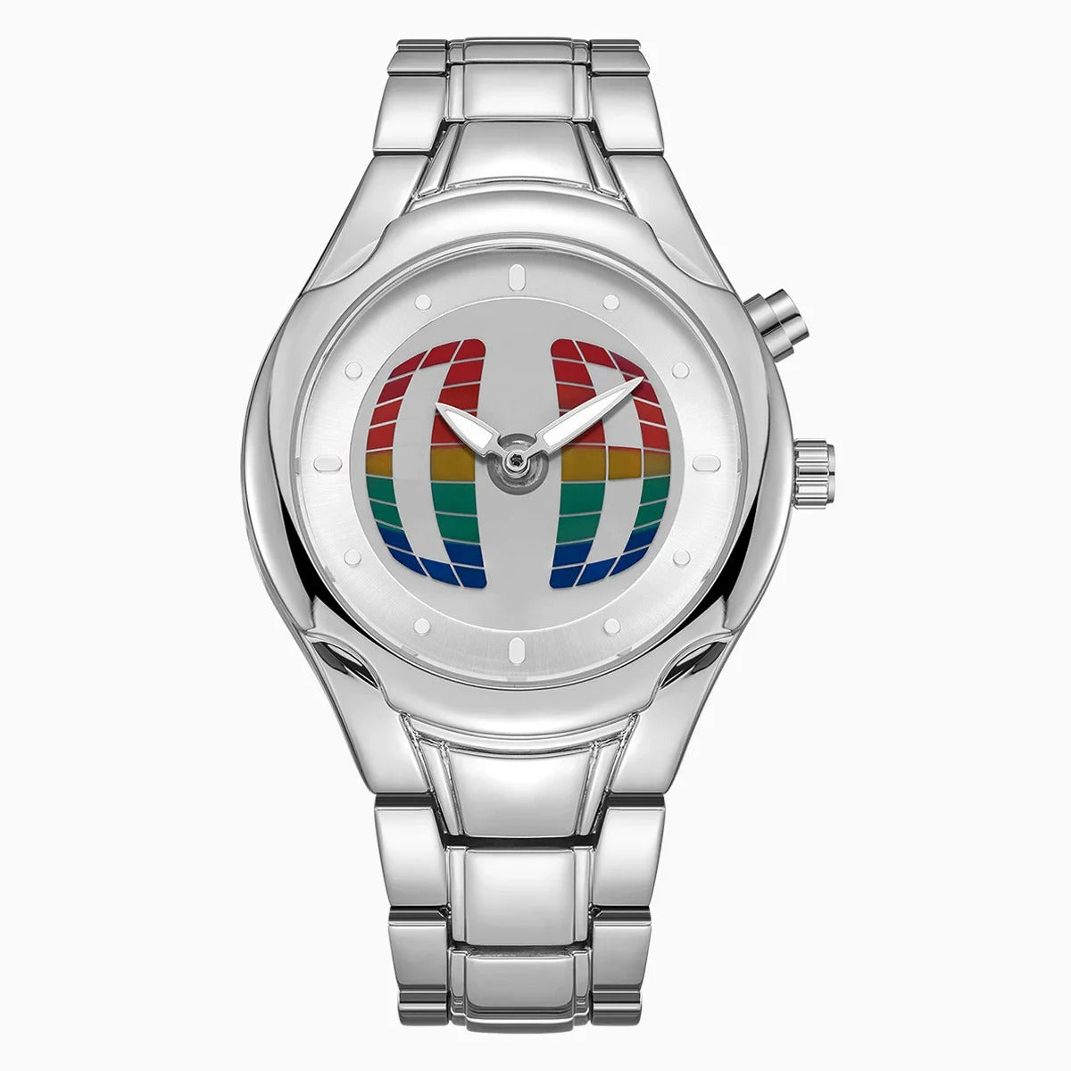 Edelstahl Armbanduhr mit klassischer und digitaler Zeitanzeige "Orologio Da Uomo Retrò Creativo no.3190" - PITANI
