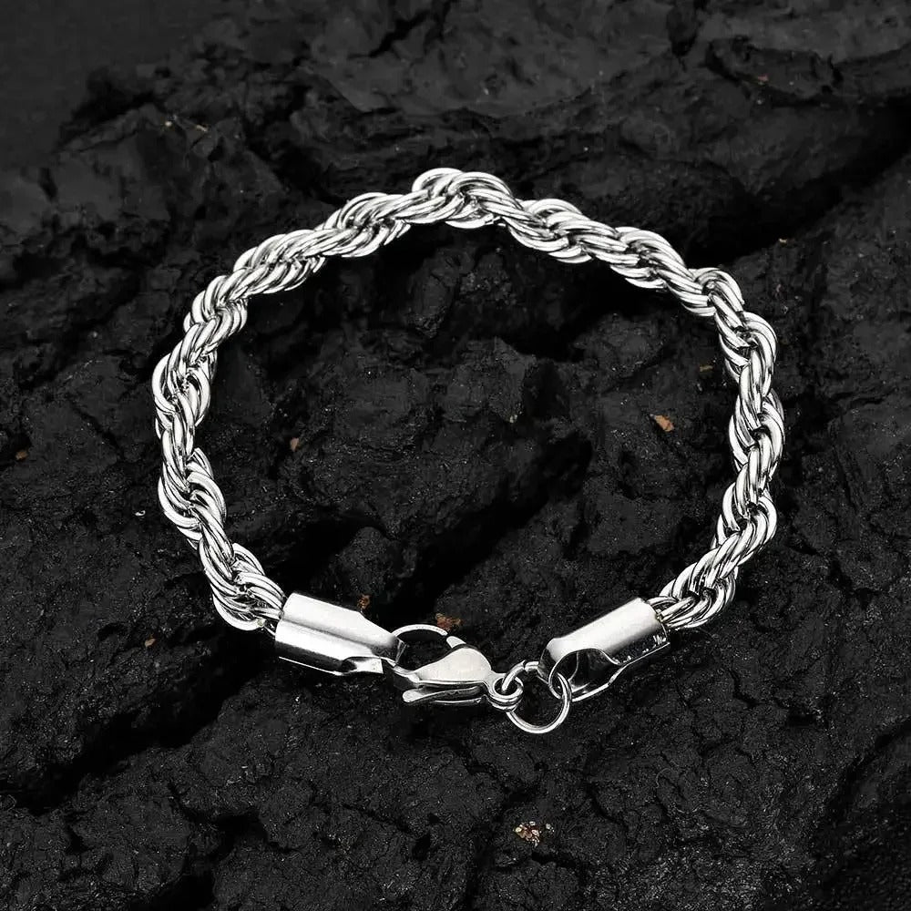Edelstahl Armband "Corda attorcigliata no.299" - PITANI
