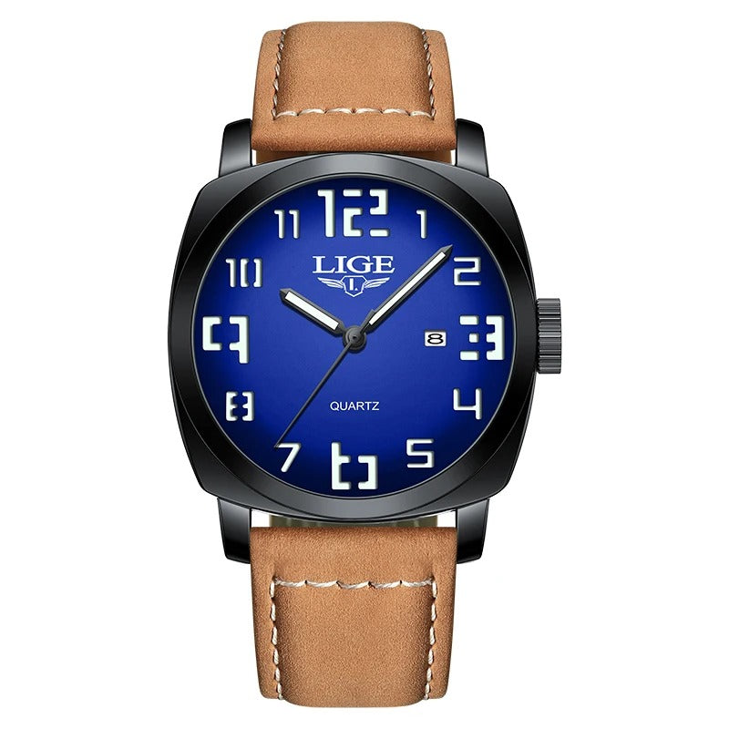 Leder Armbanduhr "Orologi Cinturino In Pelle Calendario no.429" - PITANI
