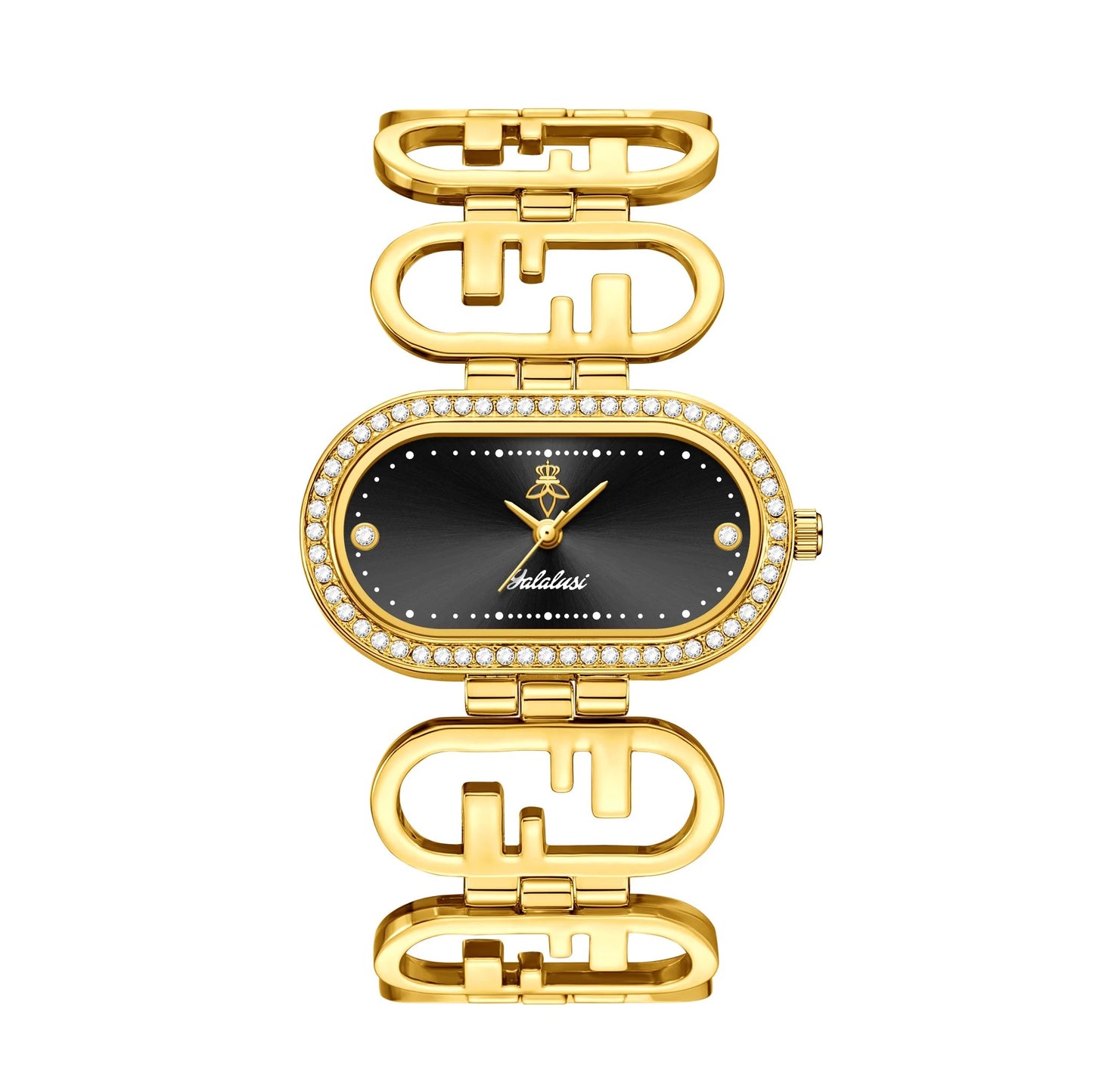 Außergewöhnliche Edelstahl Armbanduhr "Orologi Con Strass Scintillanti no.3136" - PITANI