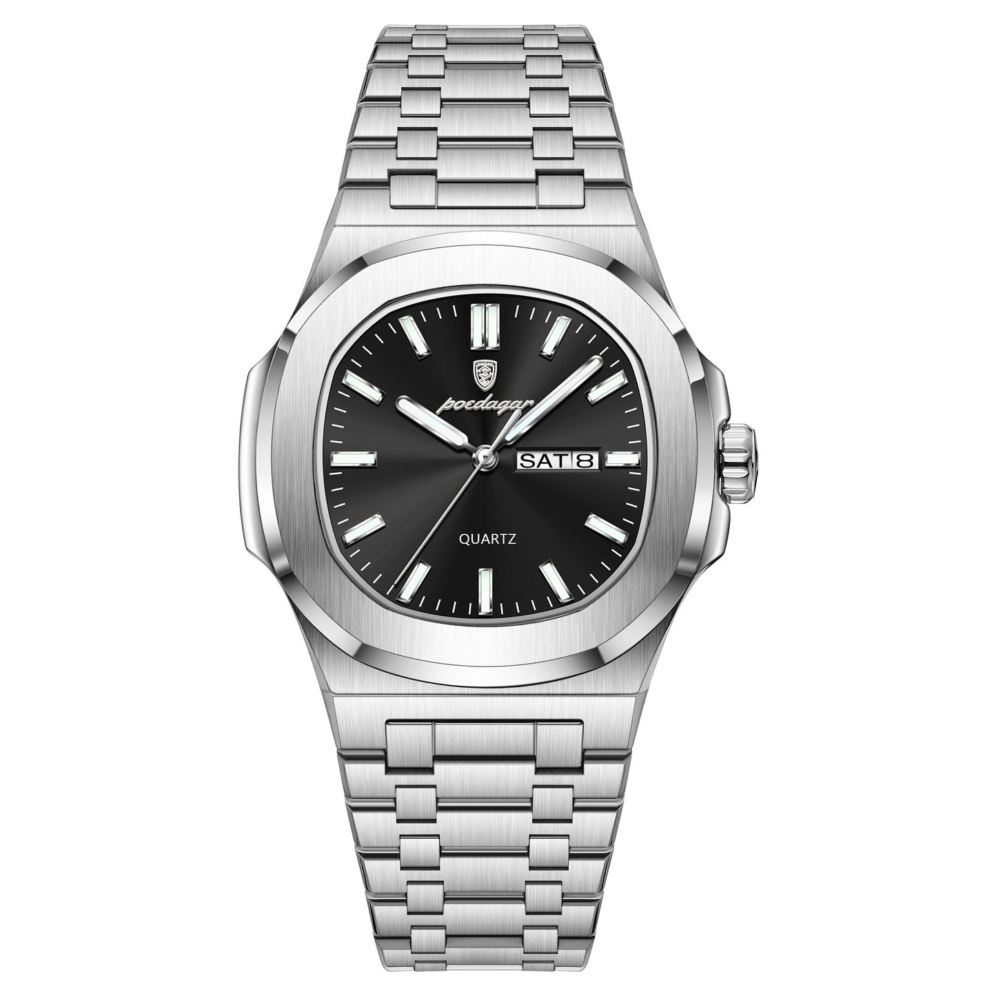 Edelstahl Armbanduhr "Orologio Quadrato Impermeabile no.423" - PITANI